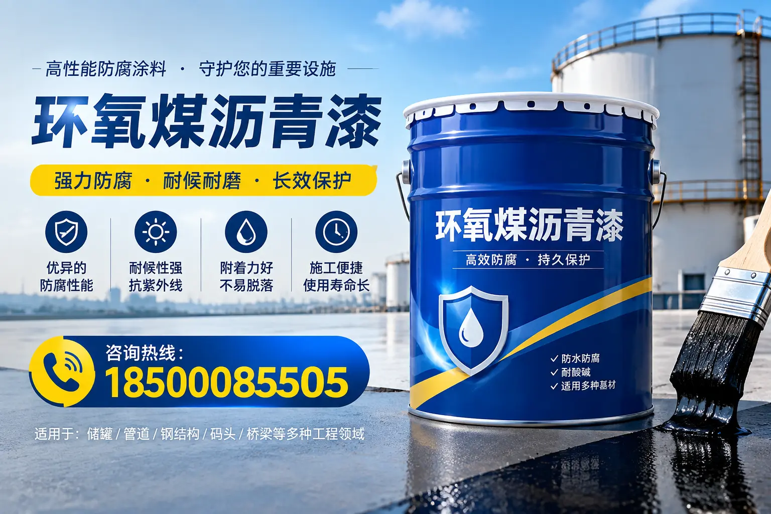 环氧煤沥青漆施工注意事项，确保河池项目顺利进行